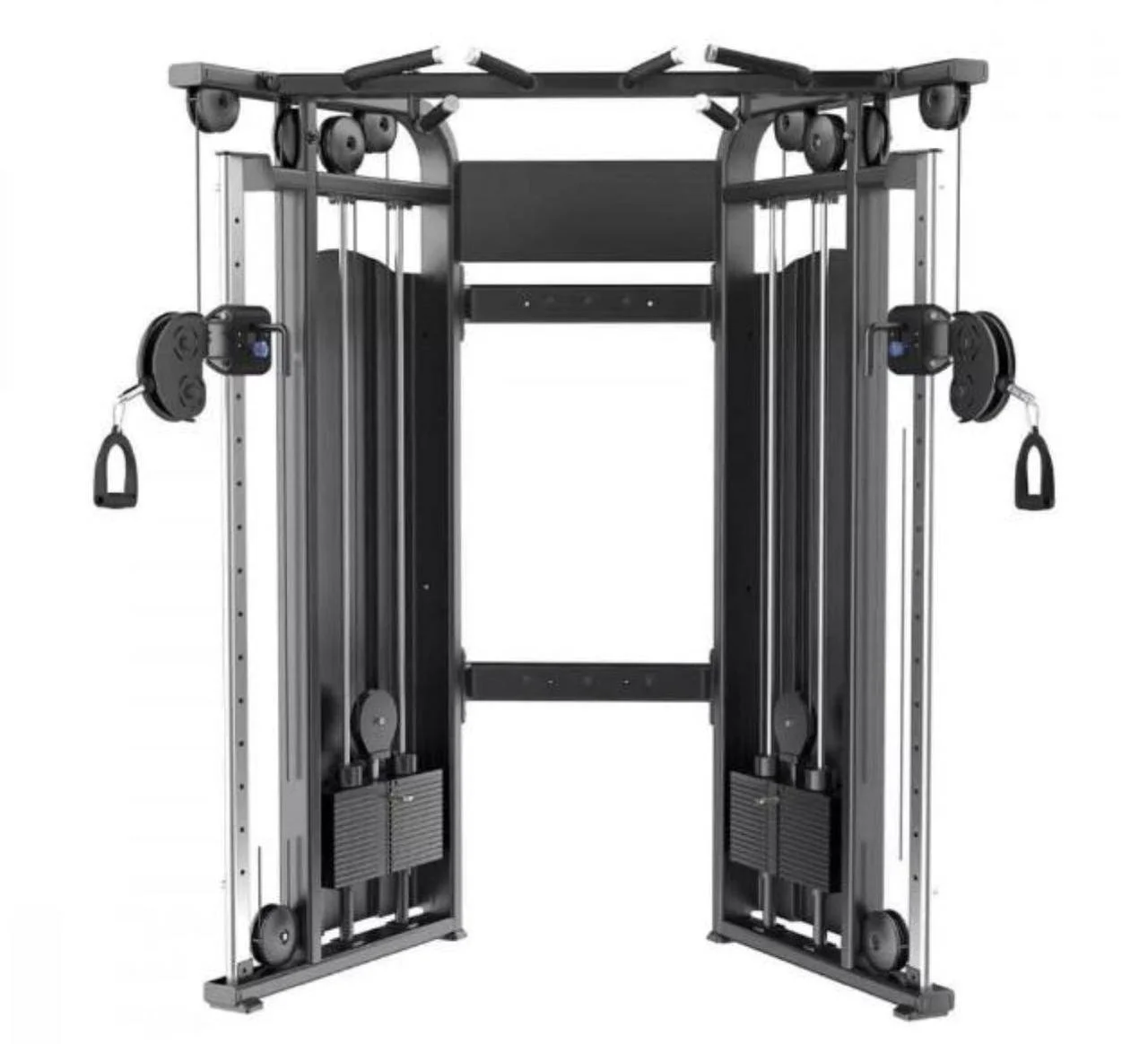 

Gym Equipment All in One Fitness Equipment Dual Adjustable Pulley Body Fit Multi Functional Trainer