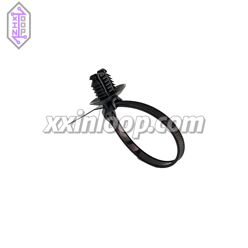 157-00253 T50SOSFTOVALU-PA66HS-BK Цельная кабельная стяжка с овальным отверстием для елового дерева 168,2 мм Длина 5,1 мм Ширина 2,0-3,0 мм Комплект