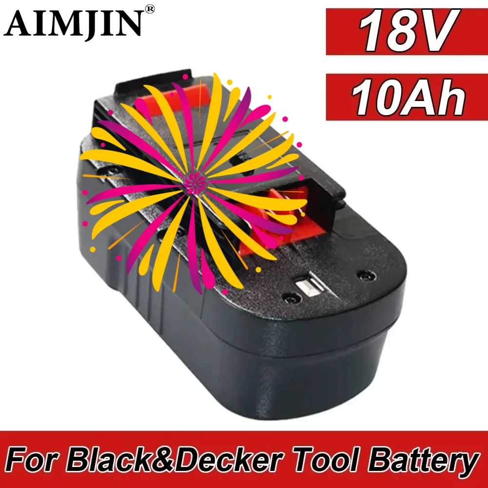 

Аккумулятор для инструментов Black&Decker 18В 10000мАч: Hpb18, Fs180, A1718, A18NH, BD18PSK, EPC18, HP188F2B, KC1800Sk, Fs1800