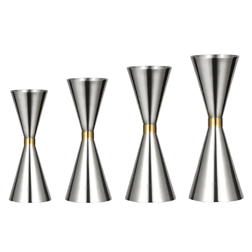 Stainless Steel Cocktail Bar Jigger Japanese Measuring Cup Double Shot Drink Spirit Measure Jigger Kitchen Party Bar Accessories