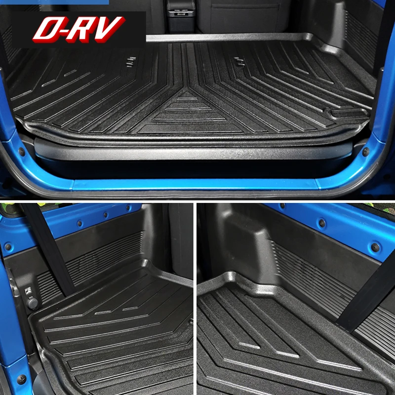 For Suzuki Jimny 2019 2020 2021 JB64 JB74W Car Rear Trunk Mats Pads TPE Trunk Mat Internal Accessories
