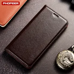 Litchi Pattern Genuine Leather Case for Infinix Note 30 30i 10 11 11i 11s 12i 12 Pro NFC VIP G96 Book Style Flip Cover