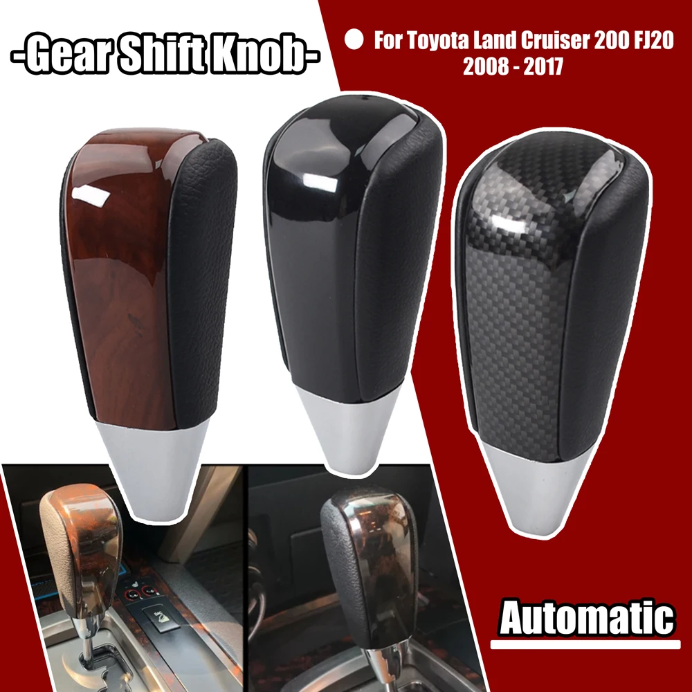 Car Automatic Gear Shift Knob For Toyota Land Cruiser 200 FJ20 2008-2017 Gear Knob Lever Shifter Handle Stick