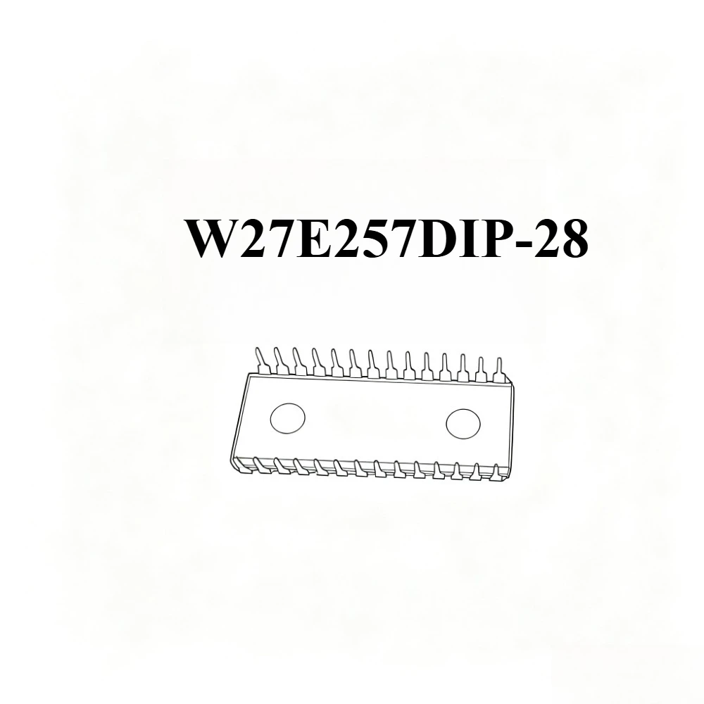 10PCS/LOT  Brand new original  W27E257-12 W27E257 DIP-28 Car Memory EEPROM Chip