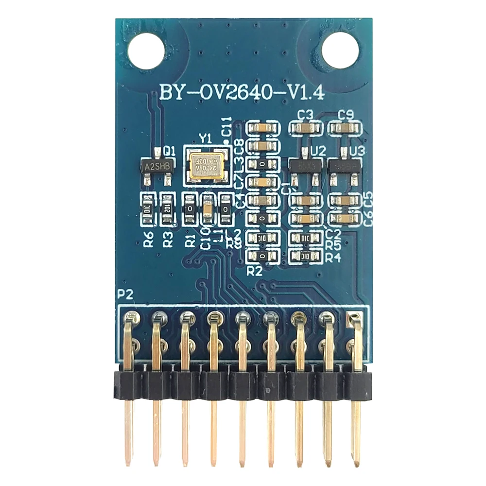 OV2640 Camera Module Adapter Board Module with Double Flash Light Control Development 8-Bit SCCB IIC Port 18PIN RGB YUV JPEG