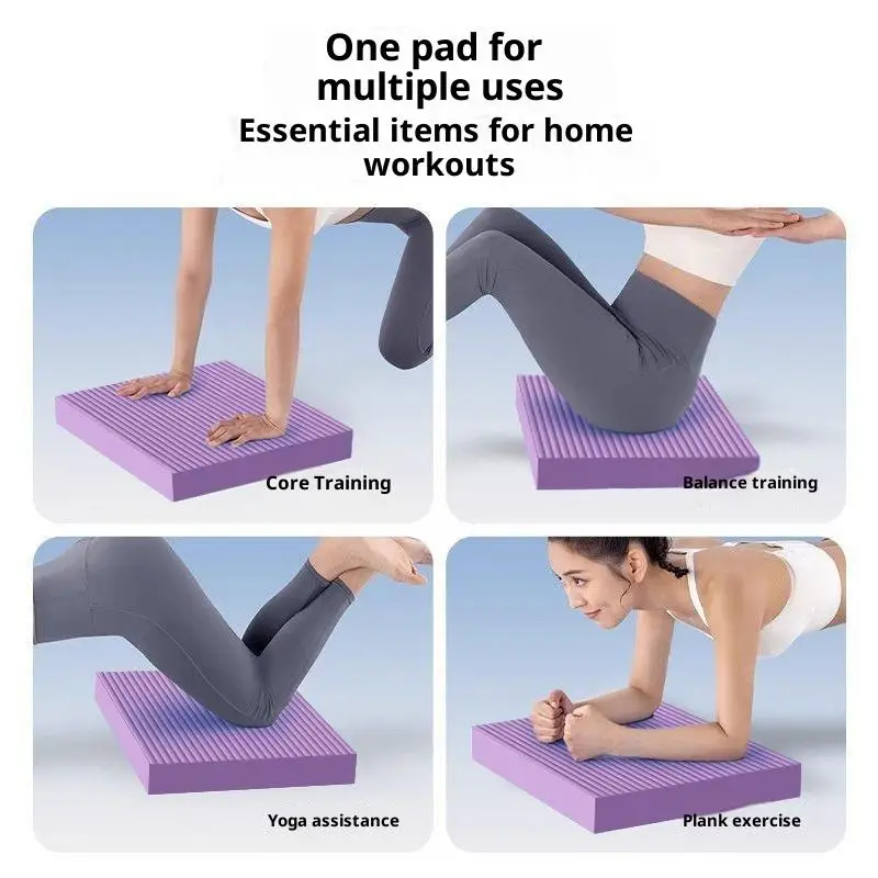 

Подушка для тренировки баланса, нескользящий утолщенный пенопластовый коврик с высоким отскоком, подушка для лодыжки, колена для стабильности ядра, йоги, фитнеса