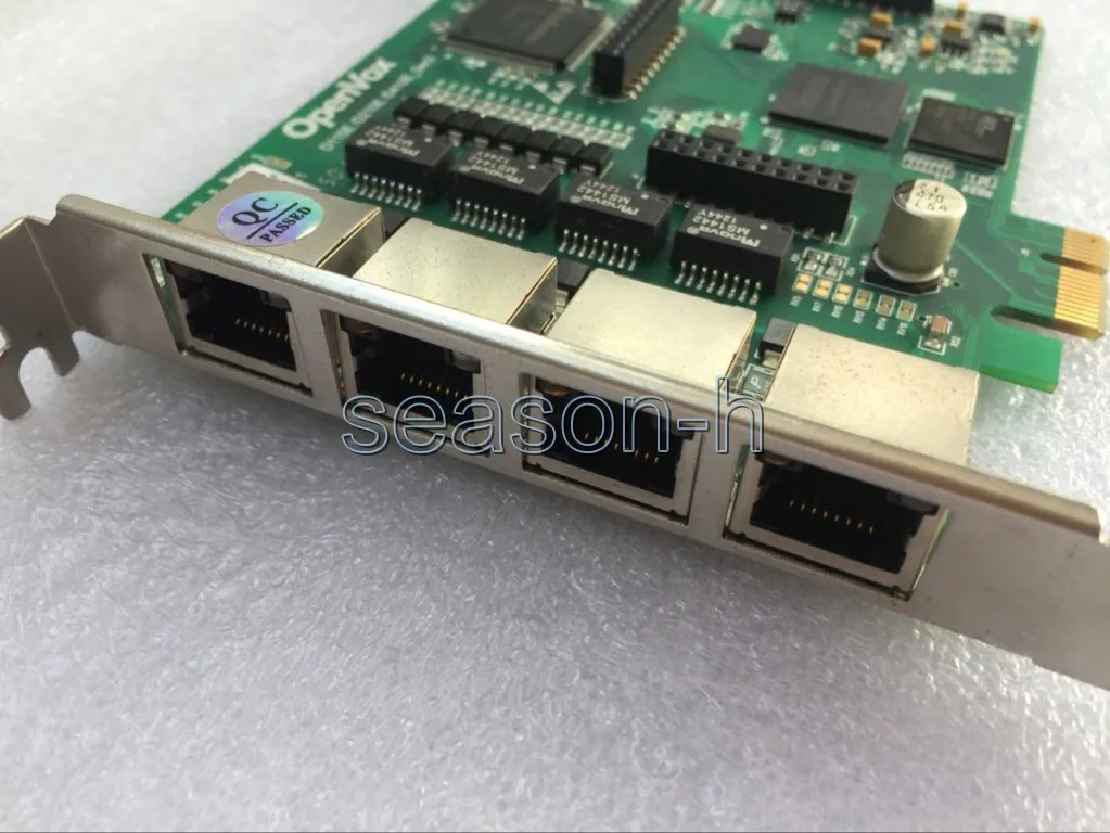 OPENVOX D410E,4PORTE E1/T1/J1 PRI PCIe cartão ASTERISCO、askozia、Elastix