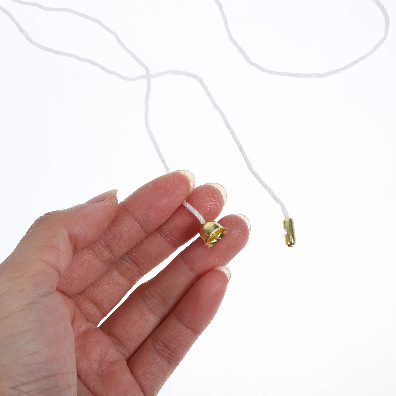 

10Pcs Switch Pull Cord Extension for Light Fan Durable Cotton Thread Iron Sheet Pull Chain Handle Cord for Light