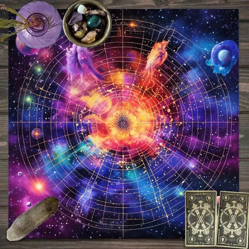 VIKAMA – nappe d'astrologie cosmique, nébuleuse de rêve, Constellation mystique, étanche, méditation en acier inoxydable, Divination