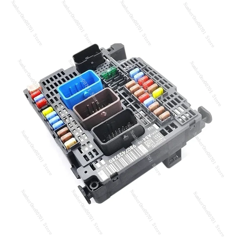 refer to Engine Fuse Box BSM AB4 Z04 Z06 Z07 Z29 for Peugeot 508 Citroen DS5 9810719280，9807428280 Car Under Bonnet Fuse Box