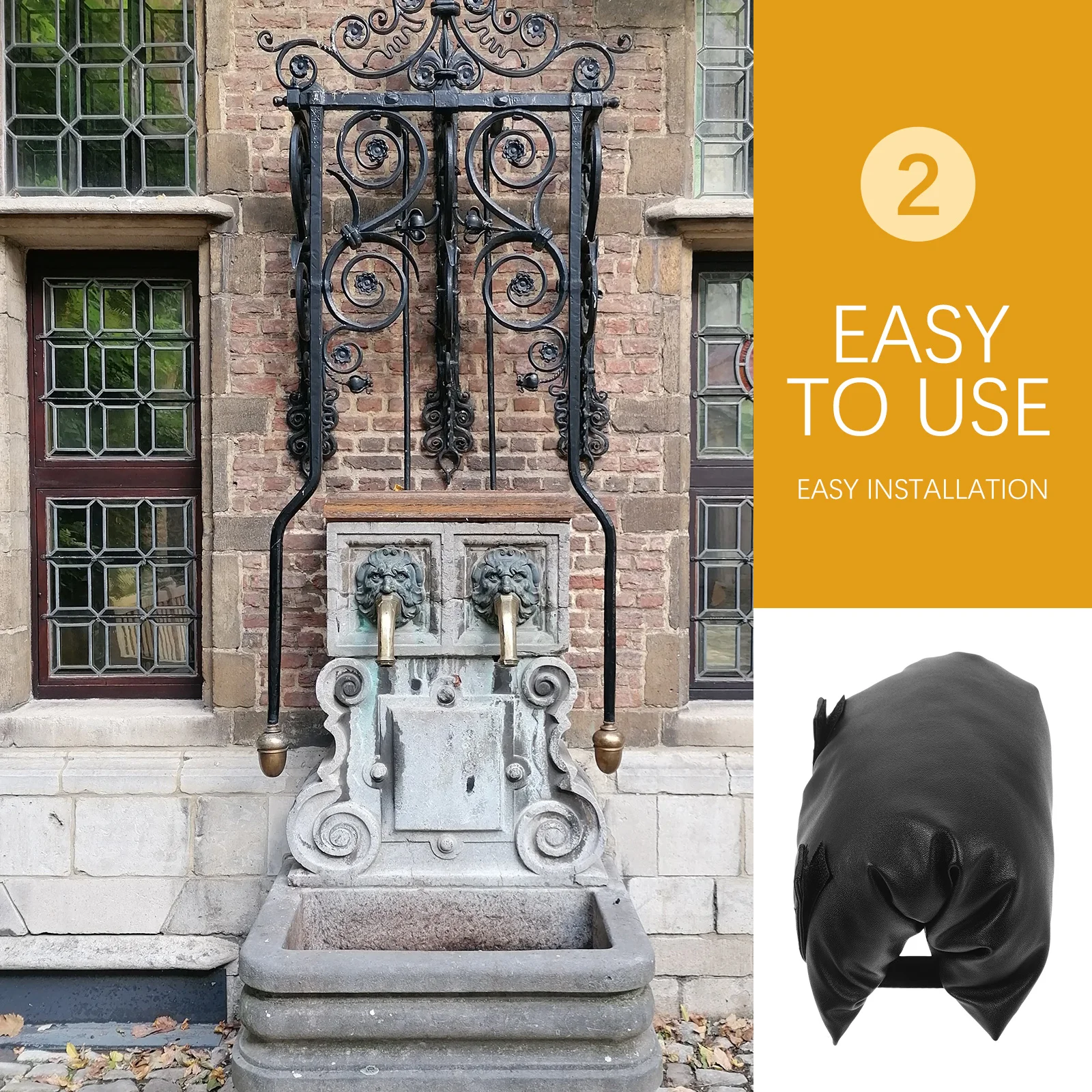 غطاء الصنبور الخارجي، حماية من التجميد، غطاء حنفية معزول، حامي صنبور الحديقة، عزل الصنبور