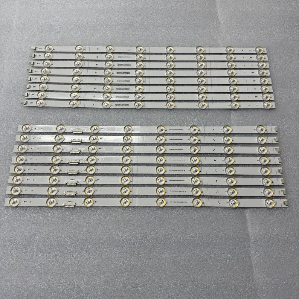 

1 комплект светодиодной ленты для подсветки (8) для телевизора Hisense 5OH8G SVH500A05 JHD500X3V51-TA TAB1