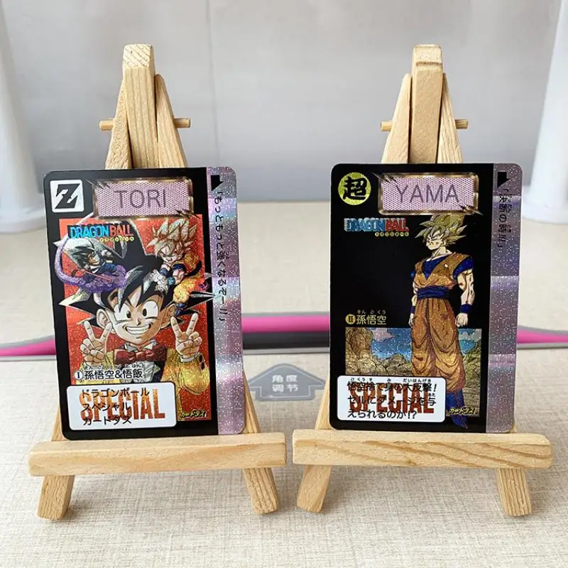 Anime Dragon Ball bricolage ACG jeu réfraction carte à collectionner cellule Bejita Torankusu Tien Shinhan Piccolo jouet pour garçon cadeaux d'anniversaire