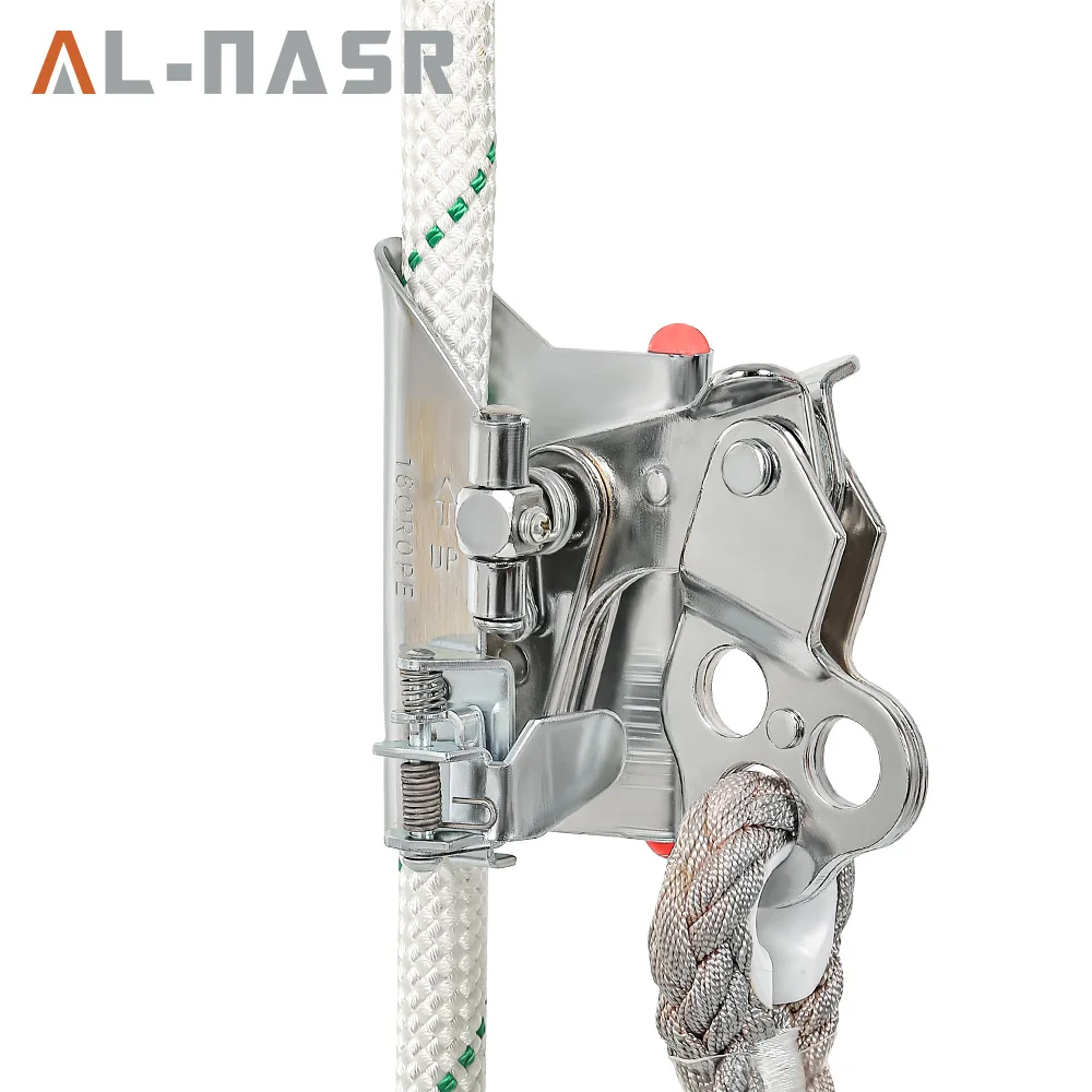 Outdoor Grab Safety Rigging Grasp For 14-20mm Rope Belay Devices Working At Height Automatic Anti Fall Protective Gear Survival