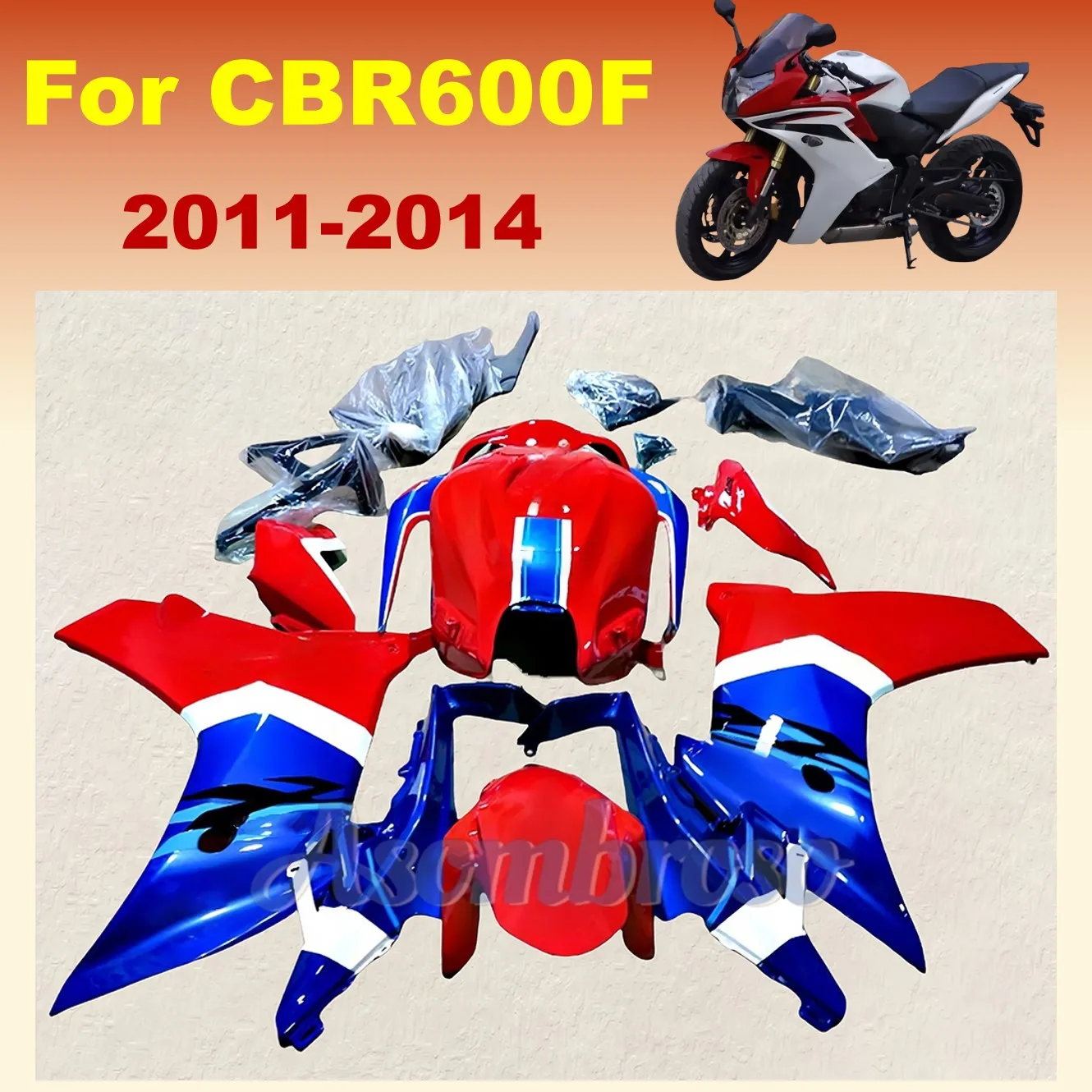 Motorcycle ZXMT ABS Fairing Kit for HONDA CBR600F 2011 2012 2013 2014 CBR 600F 11 12 13