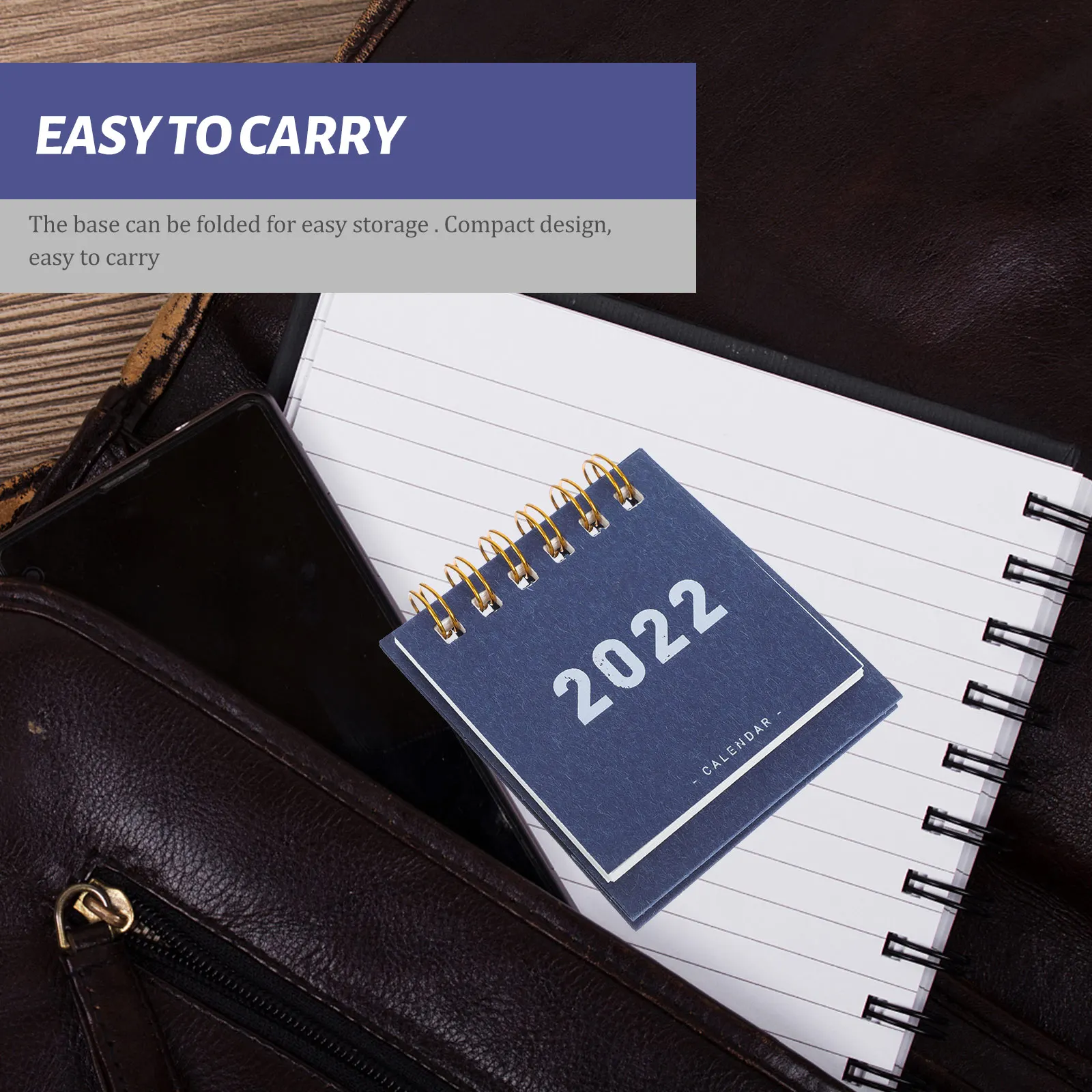 

4 Pcs Small Desk Calendar Notepad for Calendars Decorative Mini Flip Office Paper