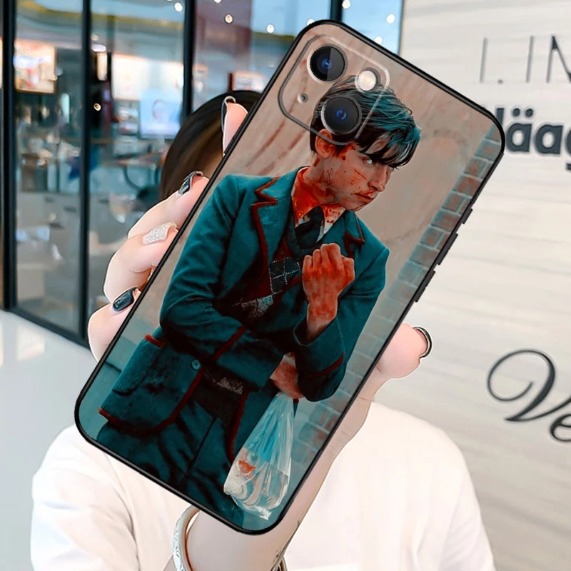 Umbrella Academy Five Aidan Gallagher Phone Case For iPhone 13 12 11 14 15 16 Pro Max Plus XR X XS MAX Soft Back Cover