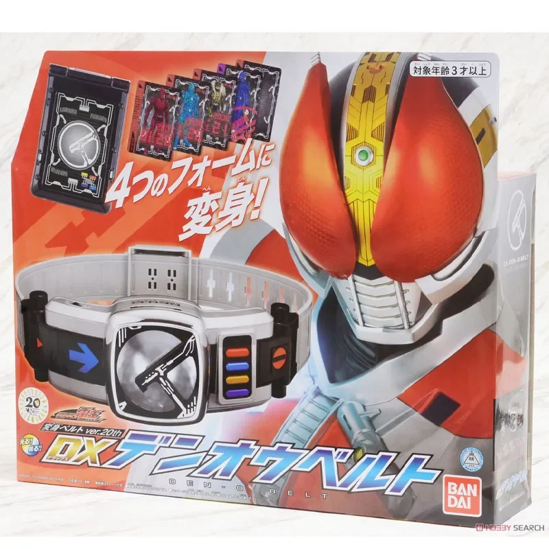 Bandai Genuine Kamen Rider Nega Den-O DX Transformer Belt 20th Anime Action Sounding Toys for Boys Girls Kids Christmas Gifts