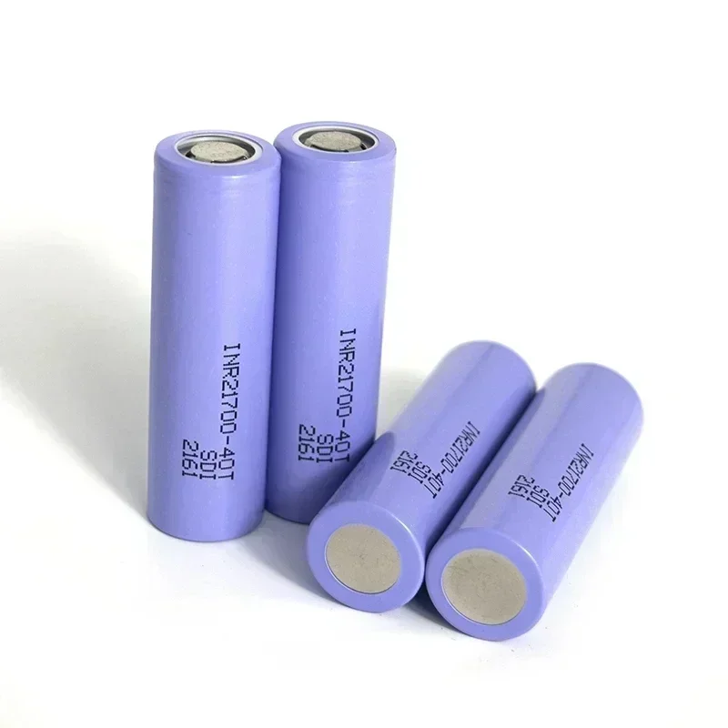 대용량 INR2700-40T-4000mAh 충전식 배터리, 21700 리튬 배터리, 고전력 배터리, 3.7V, 3.7V