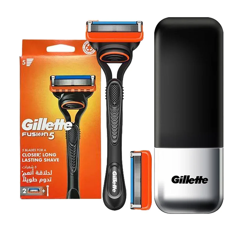 Gillette Fusion 5 Razor Set 5 Ultra-Thin Blades Lubrication Strip Back Trimmer Multiple Specifications Available