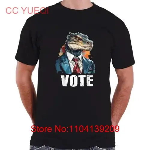 NEW LIMITED Funny Reptilian For President Election Voting T Shirt Size S 3XL long or short sleeves