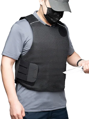 Imagen 2 del producto Chaleco ocultable a prueba de puñaladas de nivel 5, armadura de escala transpirable, resistente a puñaladas y golpes, equipo de seguridad y autodefensa ultraligero