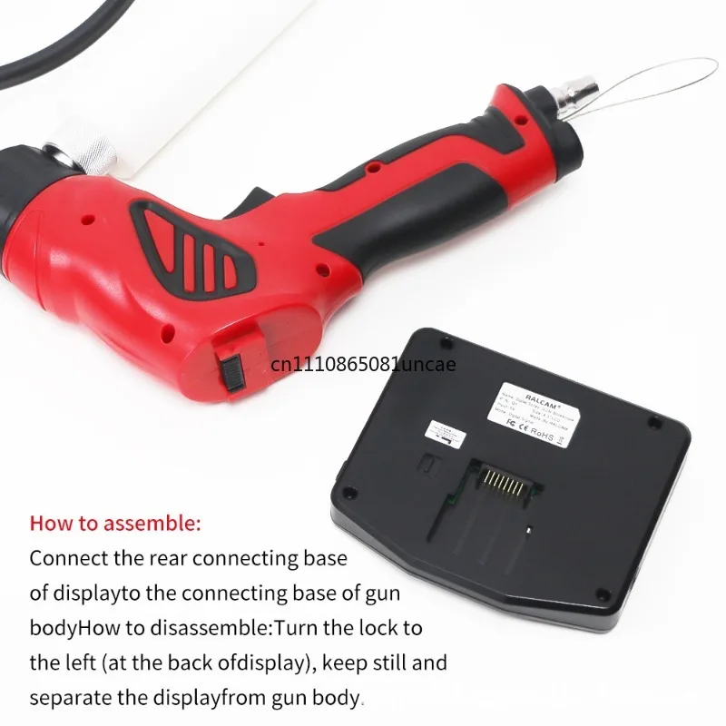 HZG Car AC Visual Cleaning Gun, Endoscope Cleaning Tool for Evaporator Box, Sterilization & Sharp-Look Q1