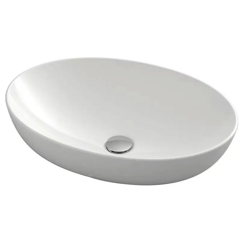 

Platform basin oval ceramic face wash toilet sink art basin
