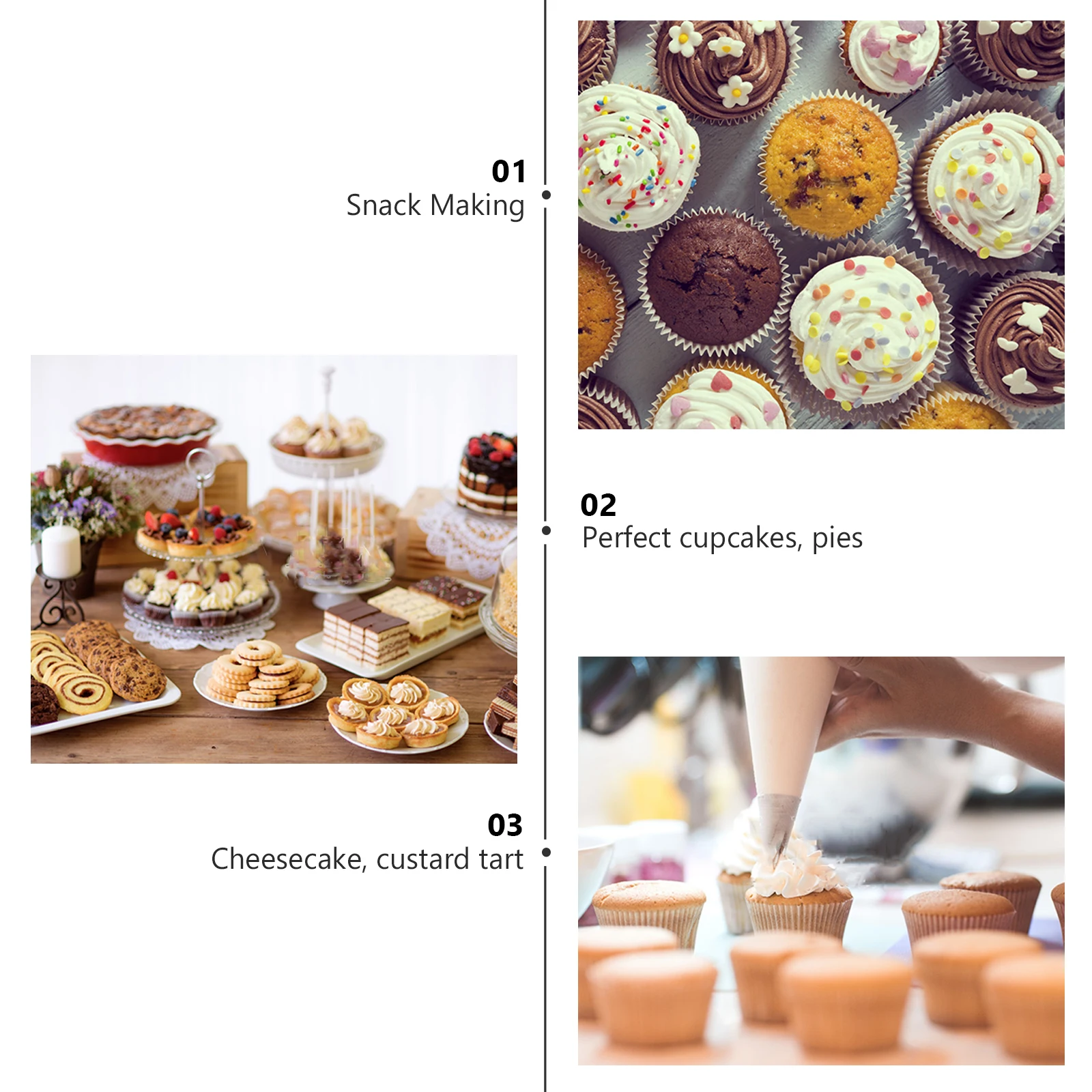 

Stainless Steel Tart Ring 8Cm Non-Stick Baking Mold For Cakes Cheesecakes Easy Release Kitchen Tool Cake Ring Mousse