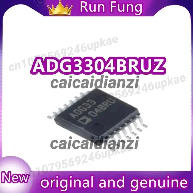 

ADG3304BRUZ ADG3304 Voltage Level Translator Bidirectional 1 Circuit 4 Channel 50Mbps 14-TSSOP 10Pcs/Lot New Original