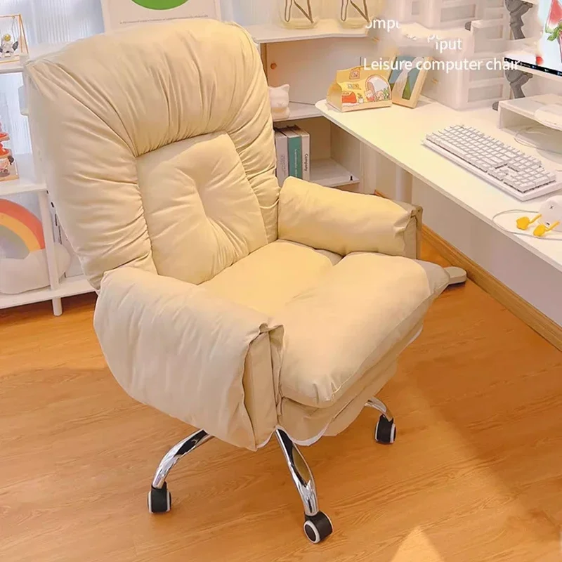 Maquiagem luxo cadeira de escritório salão braço confortável nordic executivo cadeira de escritório computador leitura muebles lounge suíte móveis