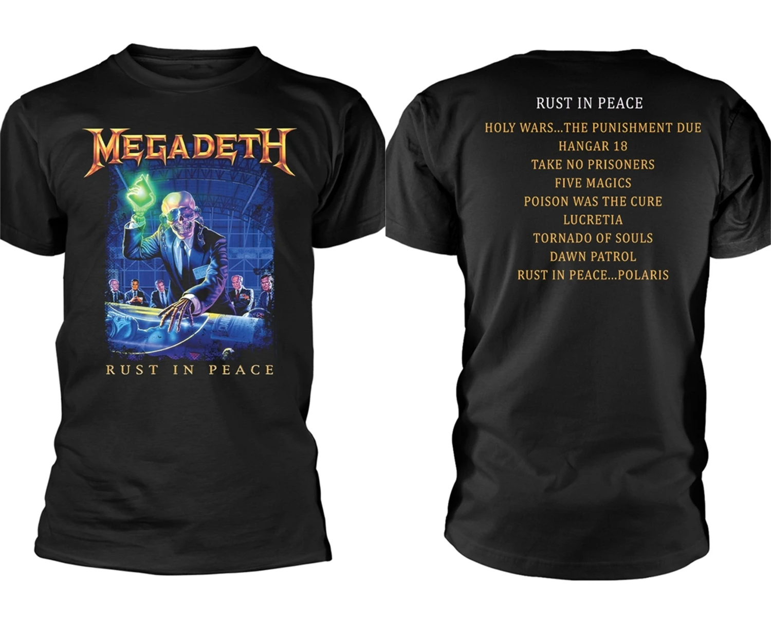 

Megadeth Rust in Peace T-Shirt Men Women Cotton Tee Short Sleeve Brand T-shirt Retro Rock Band Tops Summer Clothing Men's Tshirt