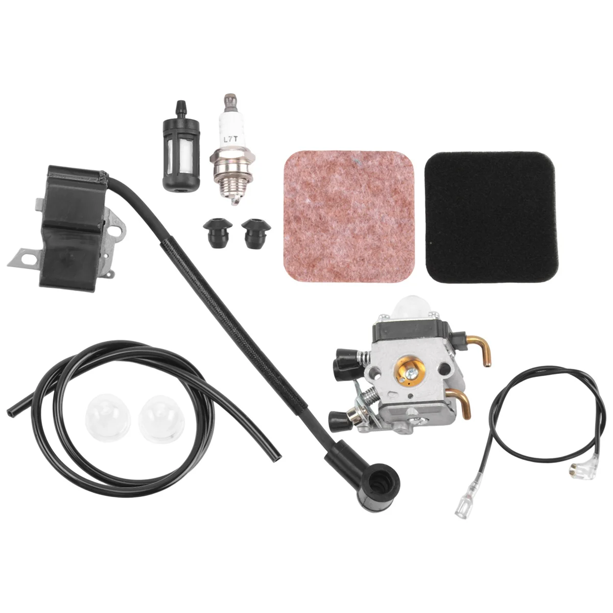 Kit de carburateur à bobine VILLE, pour STIHL Fs80R Fs85 Fs80 Hs80 Ht75 Hs75 Hs85 Km85