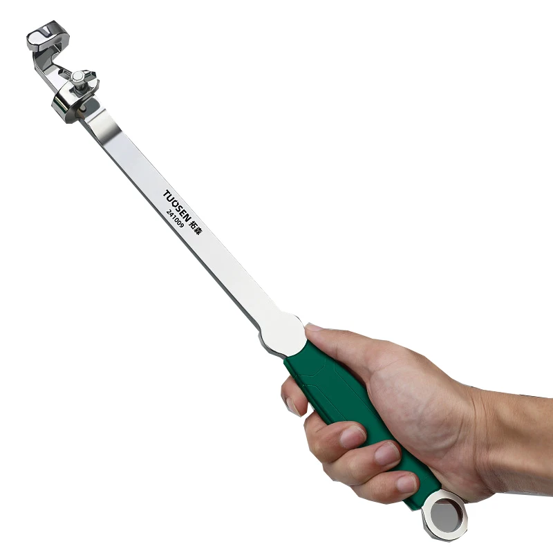 Varilla de extensión de llave Universal, extensor de llave con mango de agarre suave, llaves portátiles ajustables multifuncionales, accesorio eficiente