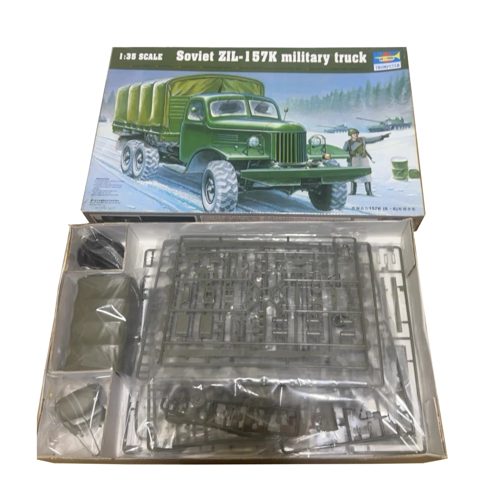 

Trumpeter 01003, масштаб 1:35, советский ZIL-157K ZIL157 6x6, военный грузовик, пластиковая сборная модель, комплект, игрушка для моделирования зданий