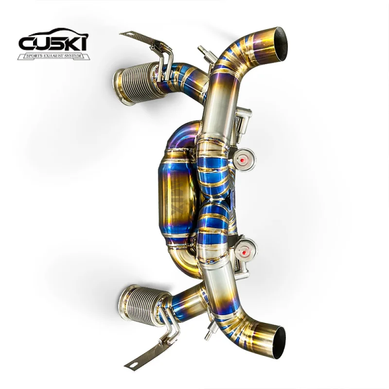 Custom Catback Exhaust Titanium with Valve Control Exhaust for Lamborghini EVO, Automotive Tuning Accessories