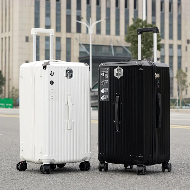 New Password Suitcase Brake Five-wheels Large Capacity Luggage Female Trolley Case Thickened Travel Bags Male 22\