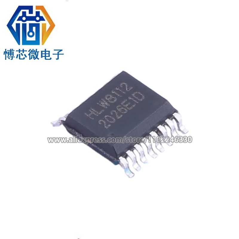 【10 Pieces 】HLW8112 packaged SSOP-16-150mil electric energy metering chip