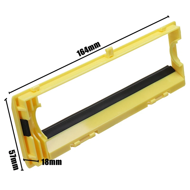3X The Yellow Main Brush Cover Of The Sweeper Is Suitable For ILIFE A4 A4S T4 X430 X432