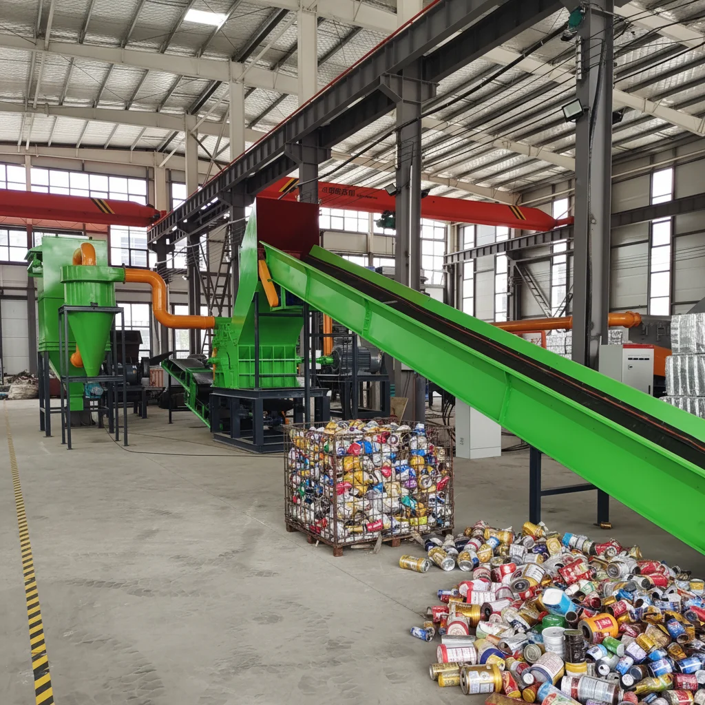 High-Efficiency Mini Industrial Metal Crusher, Durable Scrap Metal Aluminum Cans Shredder