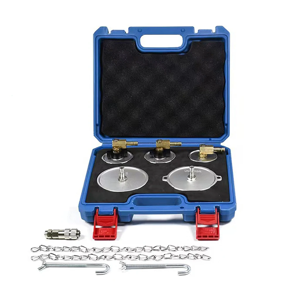 

5PCS Master Cylinder Adapter Set Professional Brake Bleeder Adapter for Most Pressure Brake Fluid Bleeder filling kit