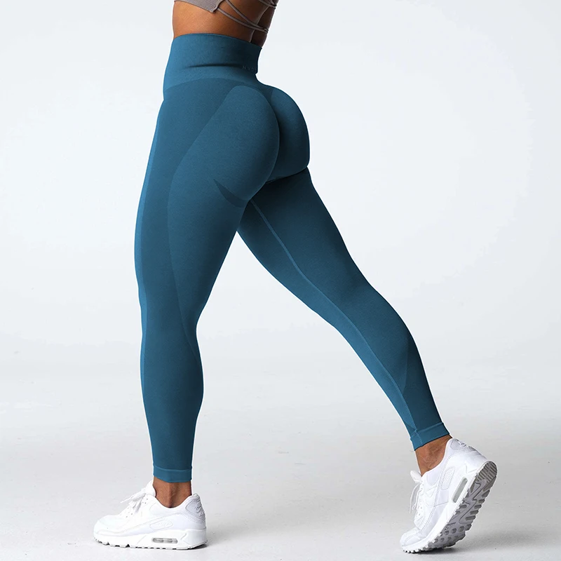 Pchee-mallas sin costuras para mujer, pantalones elásticos de Yoga, suaves, para entrenamiento, gimnasio