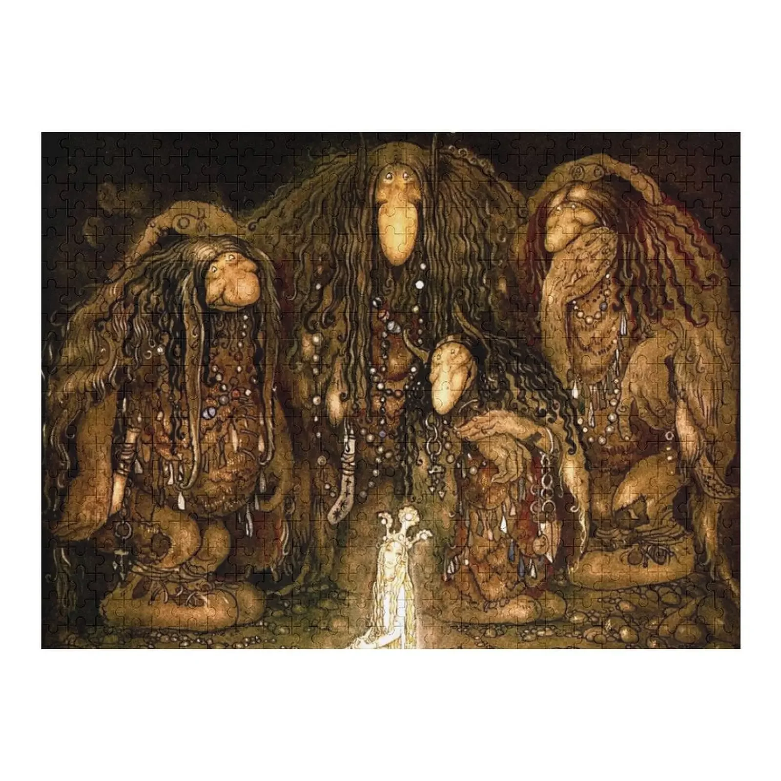 

Принцесса в тролле пещеры - Джон Бауэр Пазл Головоломка Персонализированные подарки на заказ Персонализированный пазл