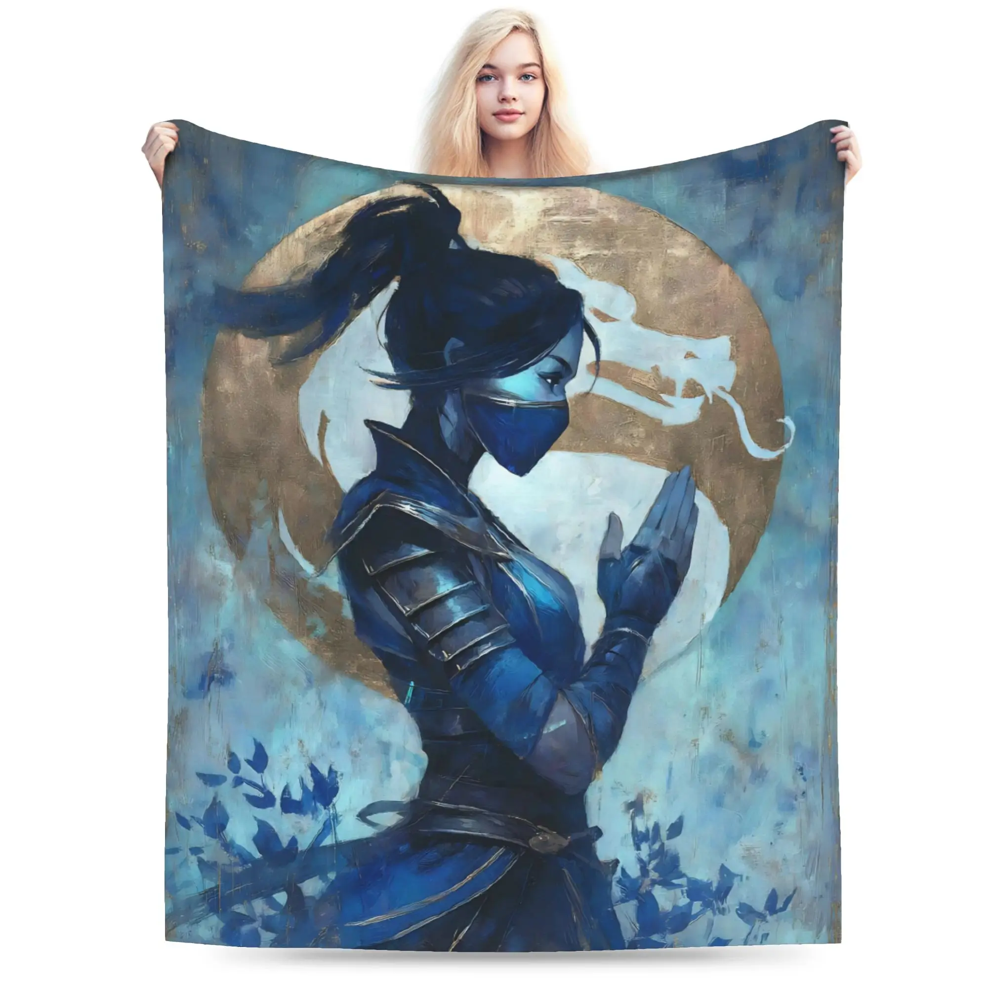 Mortal Kombat II Moive 2026 Printed Blanket For Men Women Warm Cozy Fluffy  Throw Blankets for Bed 50x60 Inches Multi-size