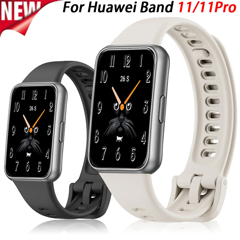 Ersatz-Sportarmband für Huawei Band 11, weiches Silikon-Uhrenarmband für Huawei Band 11NFC, für Huawei 11Pro-Armband