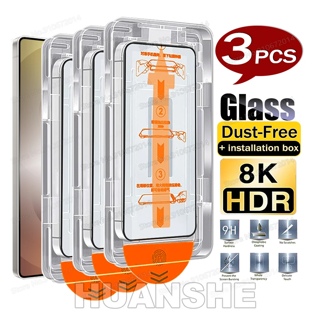 Huawei Mate 60 - 5PCS Dust-Free Auto-Removal Tempered Glass Screen