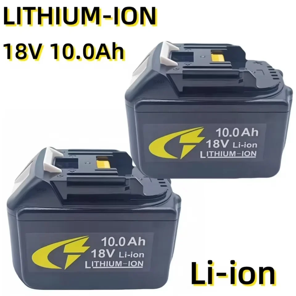 

Lastest Upgraded 18V 10.0Ah Battery for 18V lpega Power Tool Replacement BL1860 BL1850 BL1840 battery