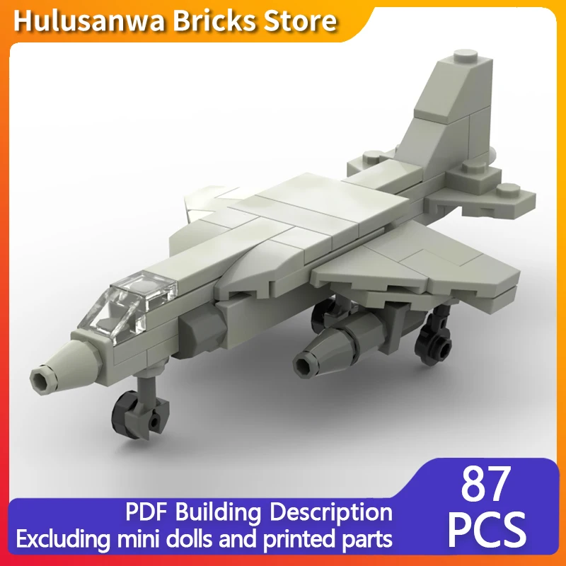 

Модель ударного самолета AV-8B, конструктор MOC, военная техника, модульные технологичные подарки, набор для сборки, детские игрушки, праздничный подарок