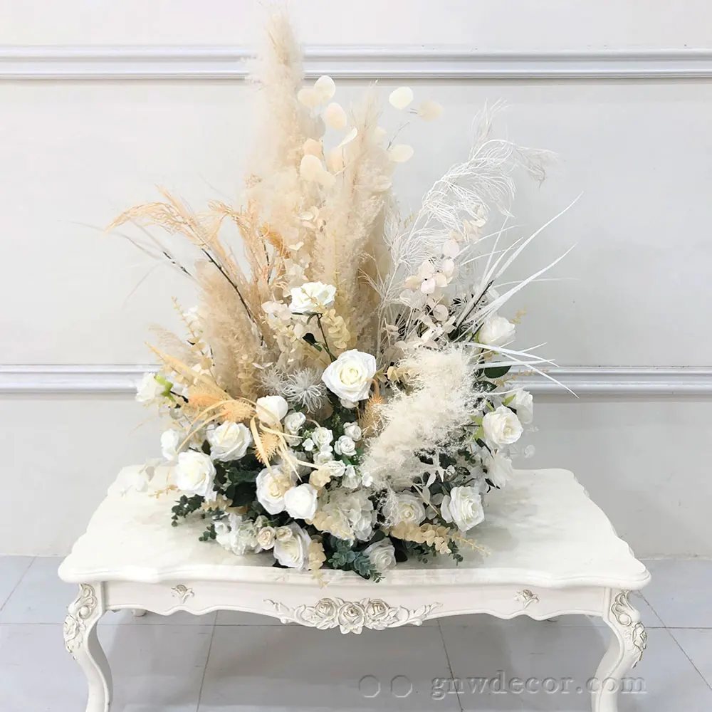 GNW Elegant Wedding Artificial Greeny Arrangement Decoration Table Floral Reception Centerpiece Aisle Flower