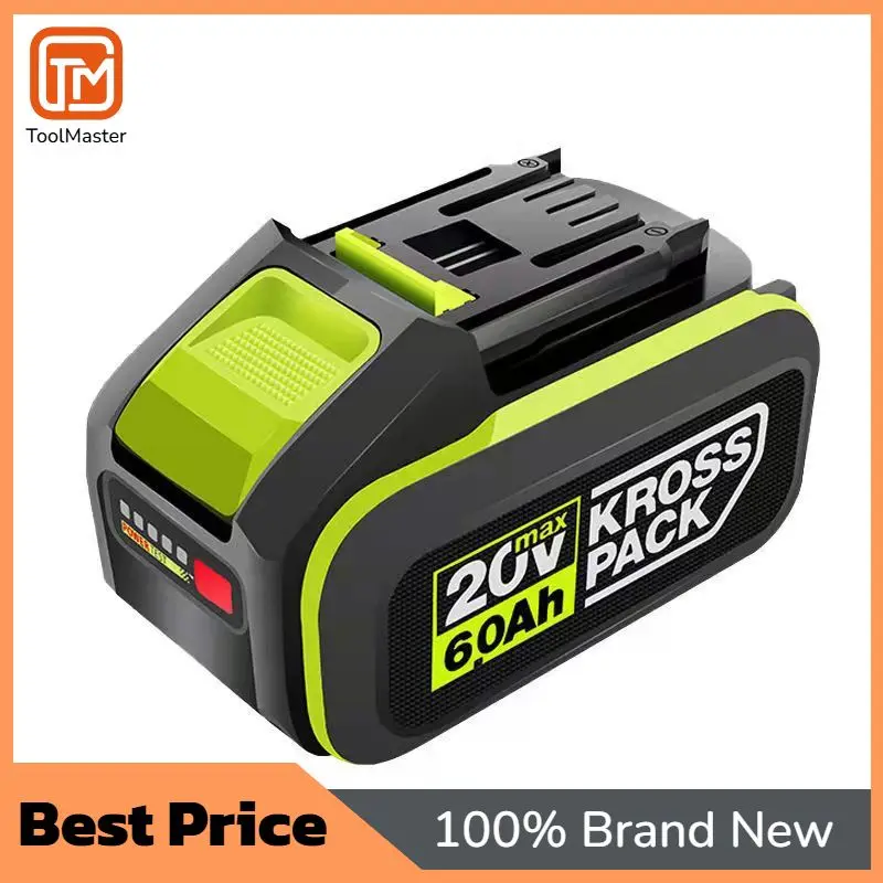 

【Hot Sale】20V Lithium Battery Pack 4.0/5.0/6.0Ah, Original Charger WA3406 WA3027 WA3016 for Power Tools